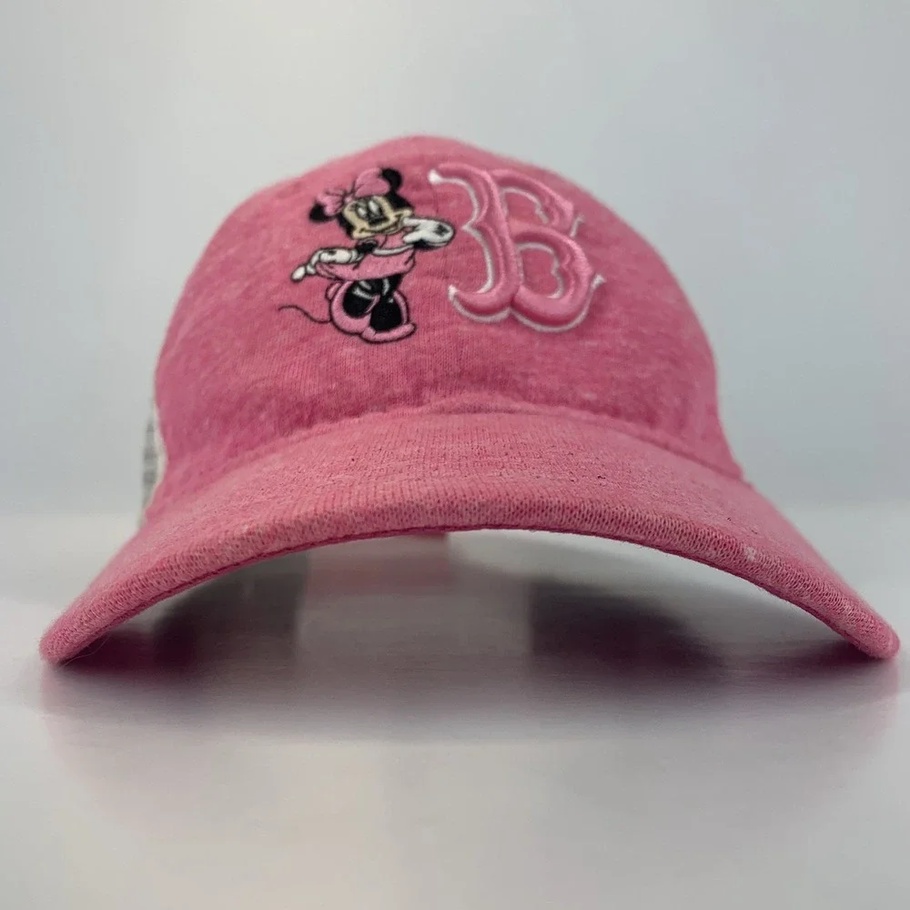 Minnie Mouse Boston Red Sox Hat Disney MLB Youth Child Pink Baseball Cap New Era